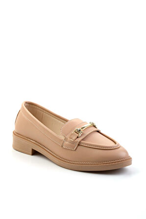 Nude  Kadın Loafer Ayakkabı K01879100509