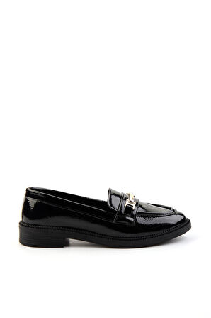 Siyah  Kadın Loafer Ayakkabı K01879100508