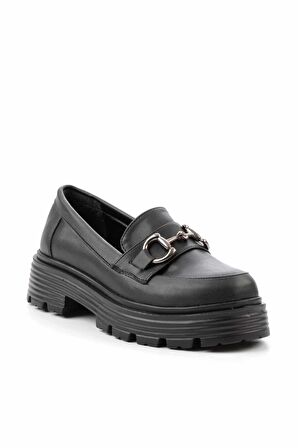 Siyah  Kadın Loafer Ayakkabı K01936091009