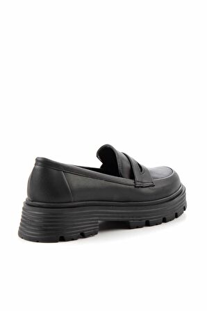 Siyah  Kadın Loafer Ayakkabı K01936092009