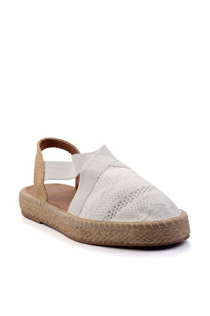Beyaz  Kadın Espadril K01937050082