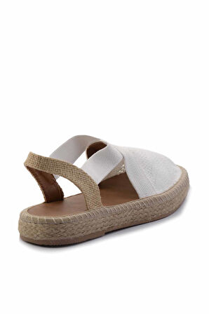 Beyaz  Kadın Espadril K01937050082