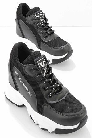 Bambi Siyah File  Kadın Sneaker K01932600122