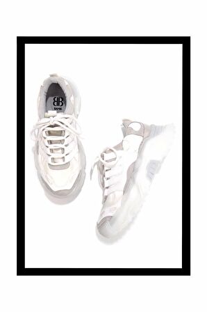 Beyaz  Kadın Sneaker K01948011309