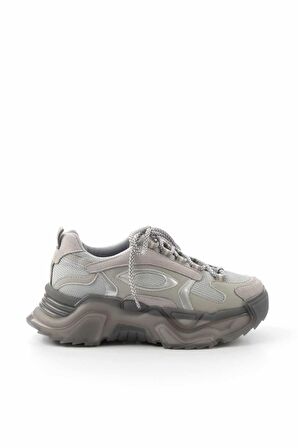 Gri Süet  Kadın Sneaker K01948011502