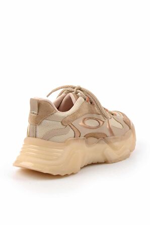 Bej Süet  Kadın Sneaker K01948011502