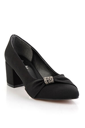 Siyah  Kadın Klasik Topuklu Ayakkabı K01953001004