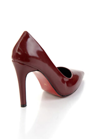 Bordo  Kadın Klasik Topuklu Ayakkabı K01953001198