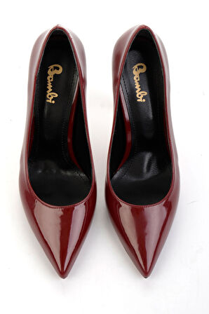 Bordo  Kadın Klasik Topuklu Ayakkabı K01953001198