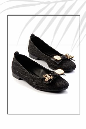 Siyah Hasır  Kadın Babet K01956243328