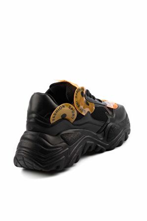 Bambi Siyah File  Kadın Sneaker K01969041222