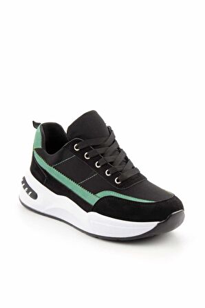 Bambi Siyah Süet  Kadın Sneaker K01970250002