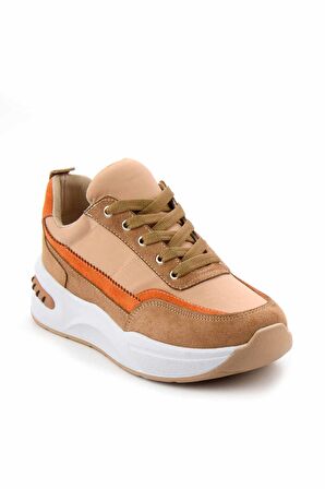 Bambi Camel Süet  Kadın Sneaker K01970250002