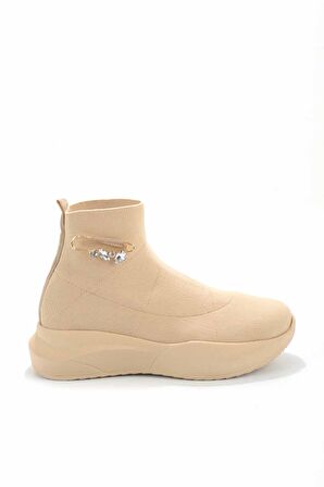 Bambi Nude Triko  Kadın Sneaker K01970080082