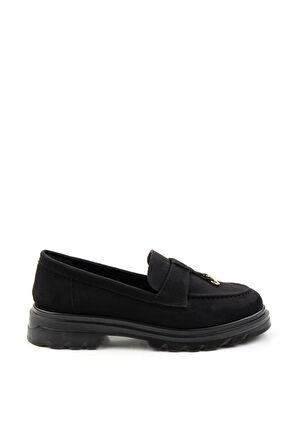 Siyah  Kadın Loafer Ayakkabı K01997010572