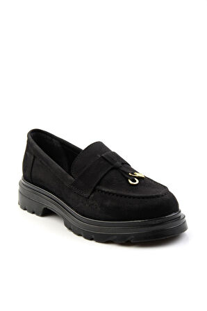 Siyah  Kadın Loafer Ayakkabı K01997010572