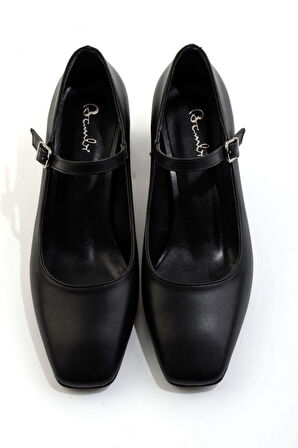 Siyah  Kadın Klasik Topuklu Ayakkabı K01992153109