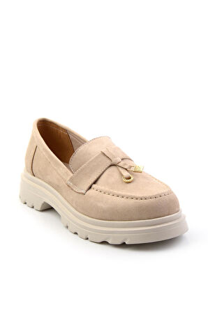Bej  Kadın Loafer Ayakkabı K01997010572