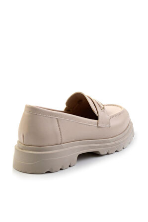 Bej  Kadın Loafer Ayakkabı K01997010709