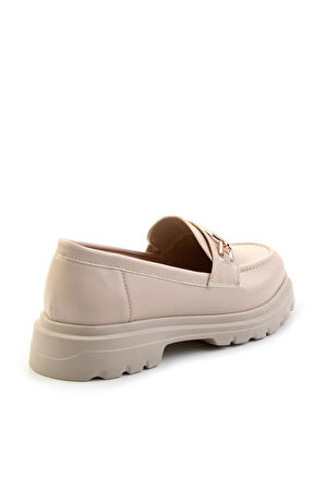 Bej  Kadın Loafer Ayakkabı K01997010609