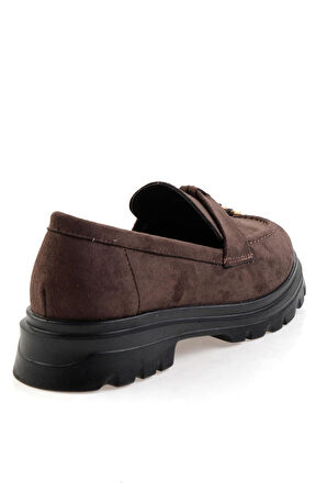 Kahve  Kadın Loafer Ayakkabı K01997010872
