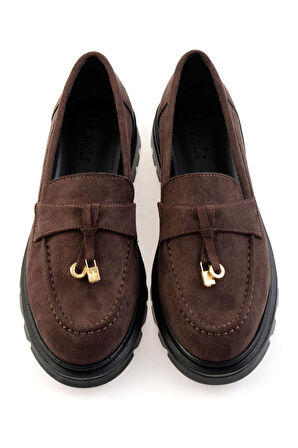 Kahve  Kadın Loafer Ayakkabı K01997010872