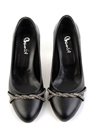 Siyah  Kadın Klasik Topuklu Ayakkabı K01994101009