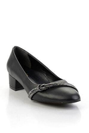 Siyah  Kadın Klasik Topuklu Ayakkabı K01994101709