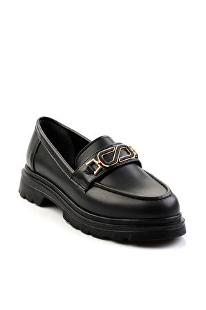 Siyah  Kadın Loafer Ayakkabı K01997010609