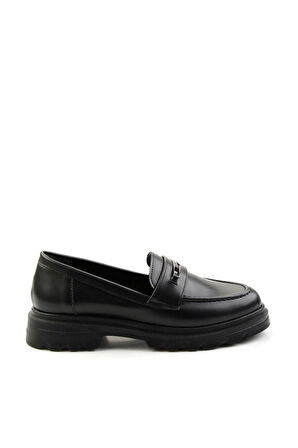 Siyah  Kadın Loafer Ayakkabı K01997010709