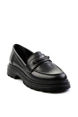 Siyah  Kadın Loafer Ayakkabı K01997010709