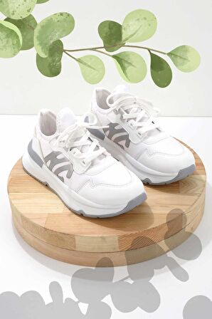 Bambi Beyaz Beyaz Parasüt  Kadın Sneaker K01991016967