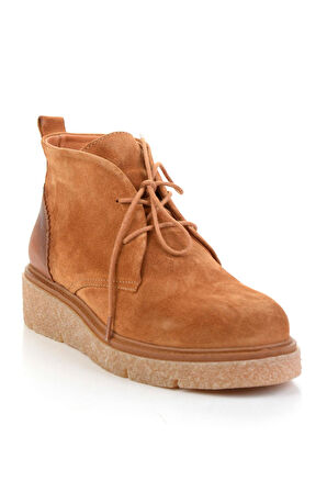 Taba Hakiki Deri Kadın Bot & Bootie K02028011002