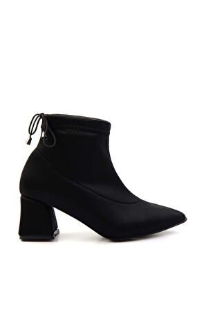 Siyah Streç  Kadın Bot & Bootie K02021020017
