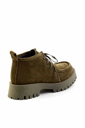 Haki Nubuk  Kadın Bot & Bootie K02028122601