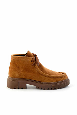 Camel Süet Hakiki Deri Kadın Bot & Bootie K02041200502
