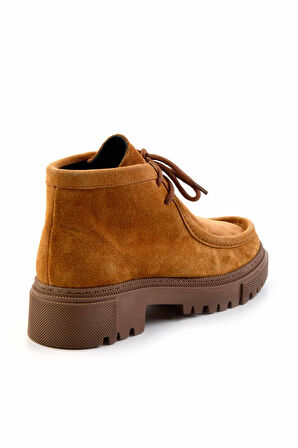 Camel Süet Hakiki Deri Kadın Bot & Bootie K02041200502