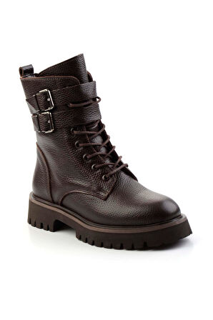 Kahve Leather Kadın Bot & Bootie K02044001545