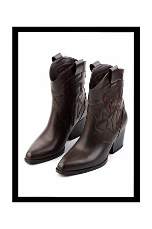 Kahve   Kadın Bot & Bootie K02055012009