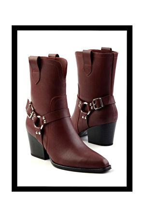 Bordo  Kadın Bot & Bootie K02055014009