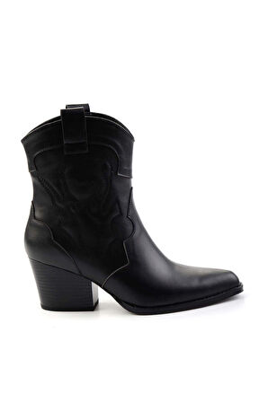 Siyah  Kadın Bot & Bootie K02055012009