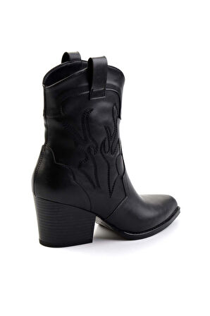 Siyah  Kadın Bot & Bootie K02055012009