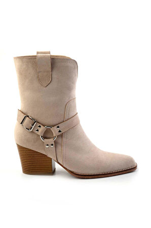 Bej Süet  Kadın Bot & Bootie K02055014002