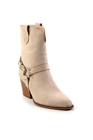 Bej Süet  Kadın Bot & Bootie K02055014002