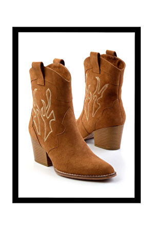 Taba Süet  Kadın Bot & Bootie K02055012002