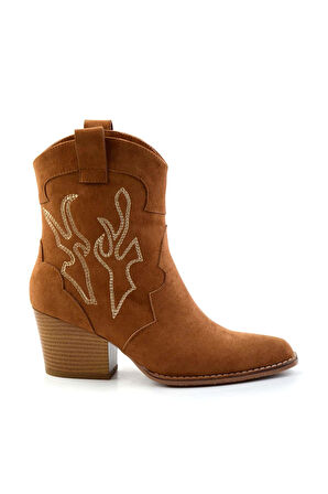 Taba Süet  Kadın Bot & Bootie K02055012002