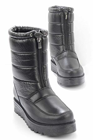 Bambi Siyah Parasüt  Kadın Bot & Bootie K02102270267
