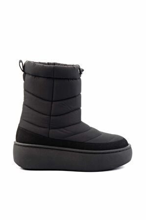 Mat Siyah Paraşüt  Kadın Bot & Bootie K02102011267