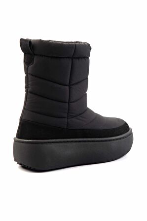 Mat Siyah Paraşüt  Kadın Bot & Bootie K02102011267