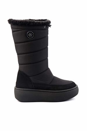 Mat Siyah Paraşüt  Kadın Bot & Bootie K02102011667